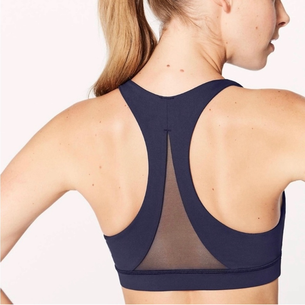 Lululemon Navy Invigorate Bra Size 8